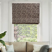 Pure Linen Floral Blackout Shade For Room-Amritvela