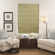 Pure Linen Block Print Roman Shade -Devdas