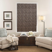 Pure Linen Floral Blackout Shade For Room-Amritvela