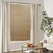 Pure Linen Floral Window Shade-Tarangini