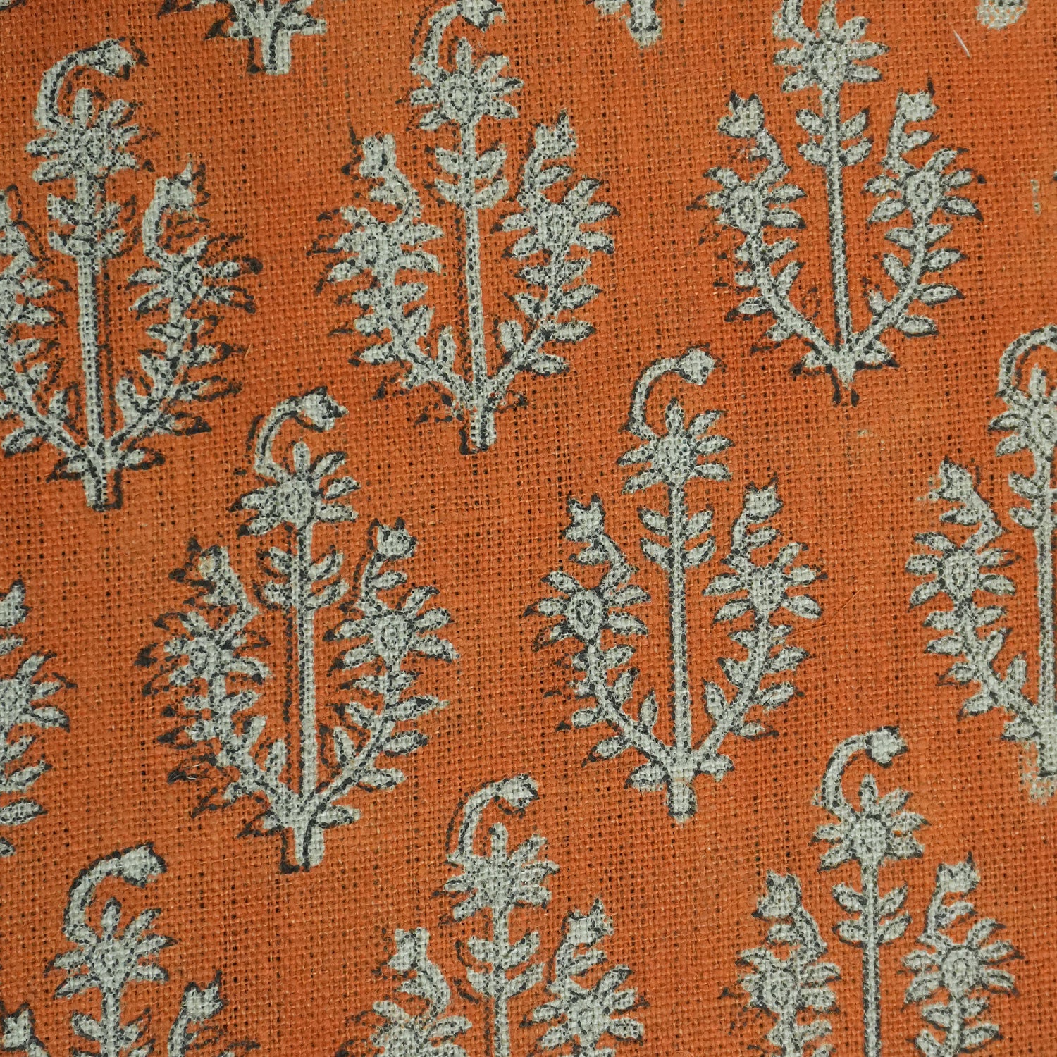 Thick Linen Block Print Roman Shade-NEEL GAGAN