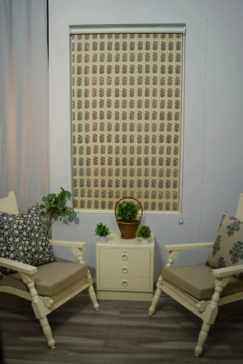 Block Print Roller Shade -Inderdhanush