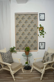 Block Print Blinds For Living Decor -Gulab