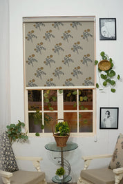 Block Print Blinds For Living Decor -Gulab