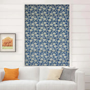 Thick Linen Block Print Roman Shade -SUDARSHAN