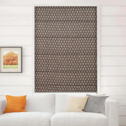 Thick Linen Block Print Roman Shade-SANGMARMAR JAAL