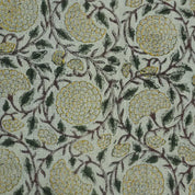 Thick Linen Block Print Roman Shade -Karwa Chauth