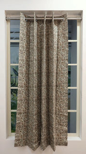Pure Linen Handcrafted Block Print Curtain-Qudrat